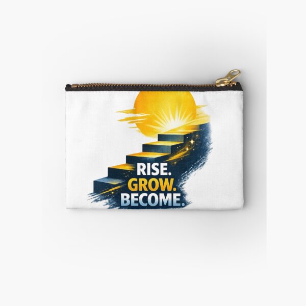 Item preview, Rise Grow Become | Motivational Sunrise Staircase designed and sold by Be-You-Vibes.