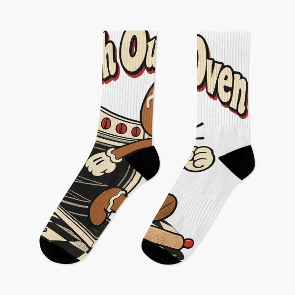 Item preview, Fresh Out the Oven Funny Gingerbread Man Retro Cartoon designed and sold by codex401.