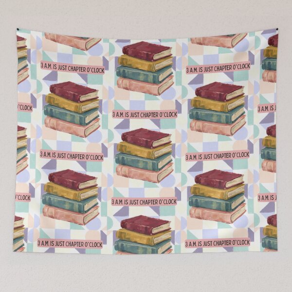 Item preview, 3 AM Is Chapter O'Clock - Funny Late Night Reader designed and sold by ZenReiArt.