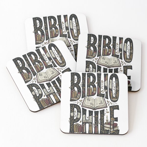 Item preview, Bibliophile Vintage Typography and Miniature Library Dark Academia designed and sold by mood-draftsman.