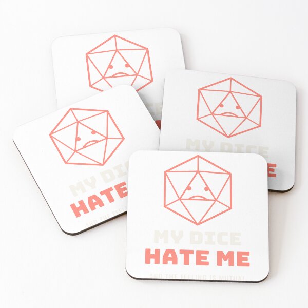 Item preview, My Dice Hate Me Funny d20 designed and sold by Night Owl Prints.