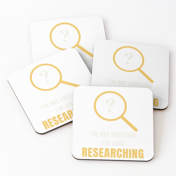 Item preview, Not Obsessed Just Researching Mystery Fan designed and sold by Night Owl Prints.