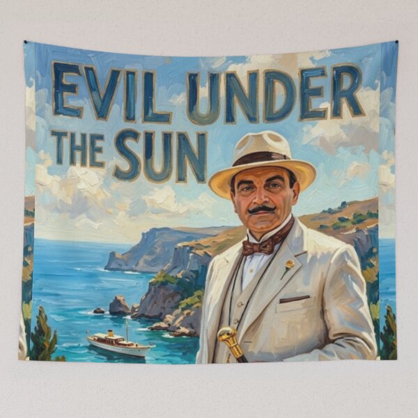 Item preview, Evil Under the Sun Mystery Fine Art Tribute designed and sold by Art's Diner.