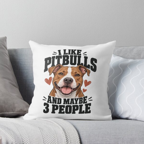 Item preview, Pitbulls And Three People - Minimal Portrait designed and sold by Good Mood Foundry.