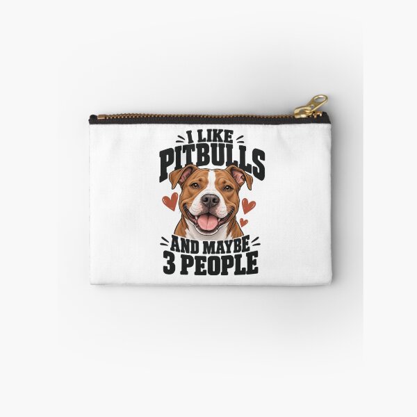 Item preview, Pitbulls And Three People - Minimal Portrait designed and sold by Good Mood Foundry.