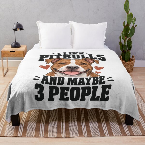 Item preview, Pitbulls And Three People - Minimal Portrait designed and sold by Good Mood Foundry.