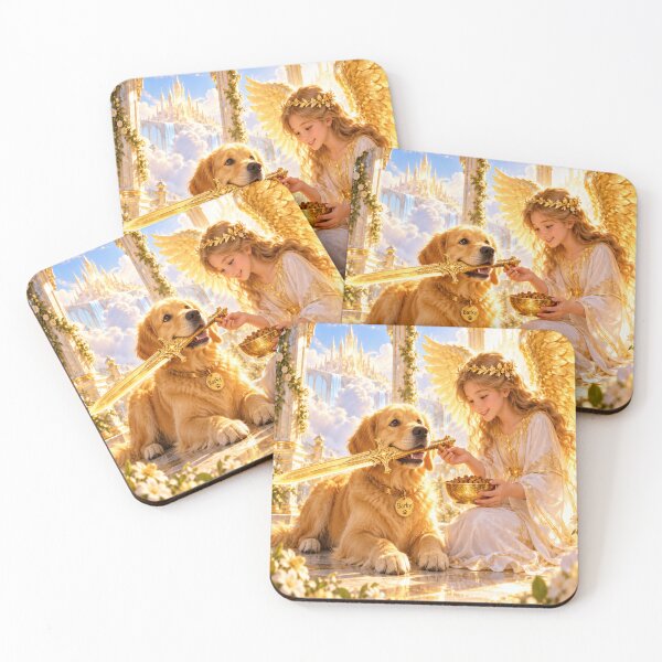 Item preview, Barky the Golden Dog and His Magical Guardian Angel designed and sold by Evans-Designs.