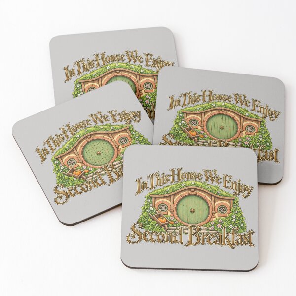 Item preview, Lord Of The Rings - In This House We Enjoy Second Breakfast designed and sold by Presents For The Dead.