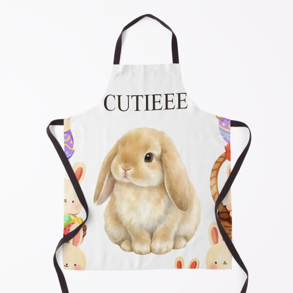 Item preview, CUTIEEE Cute Easter Bunny Watercolor Aesthetic designed and sold by ArtsbyJazzi.