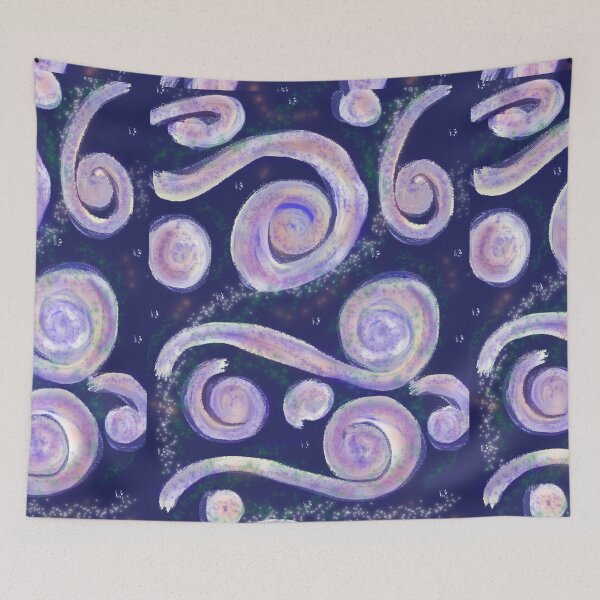 Item preview, Whimsical Pastel Swirls - Abstract Fluid Wave Pattern designed and sold by AWADHESH  CHAURASIA.