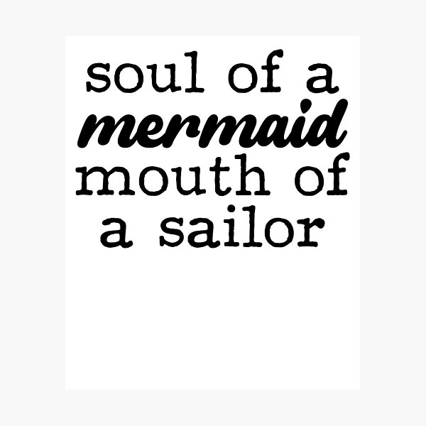 Item preview, Soul of a mermaid mouth of a sailor designed and sold by kamrankhan.