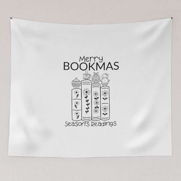 Item preview, Merry Bookmas Cozy Reading Holiday designed and sold by LuveraxArt.