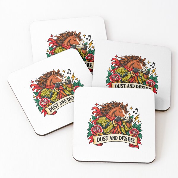Item preview, Dust And Desire | Horse Harmonica Tattoo designed and sold by Mono.fi Studios.