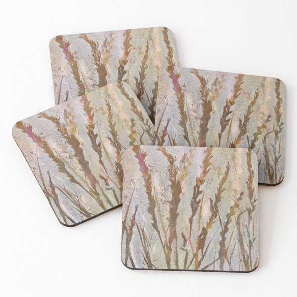 Item preview, Tall grasses in warm brown tones in the meadow designed and sold by KarenKaspar.