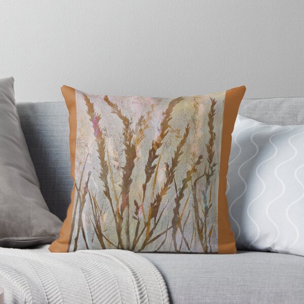 Item preview, Tall grasses in warm brown tones in the meadow designed and sold by KarenKaspar.