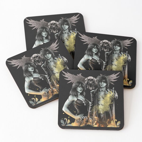Item preview, SANDMAN - MORPHEUS AND DEATH   designed and sold by NCSWOODART.