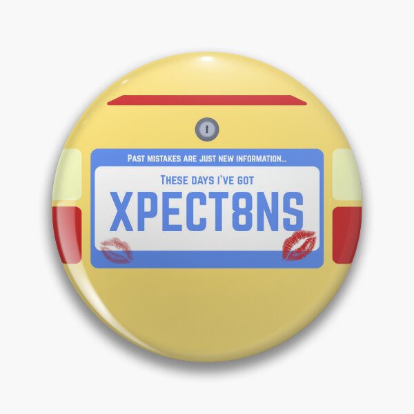 Item preview, ‘Expectations’ song-inspired licence plate digital art | car version designed and sold by QuillPrints.