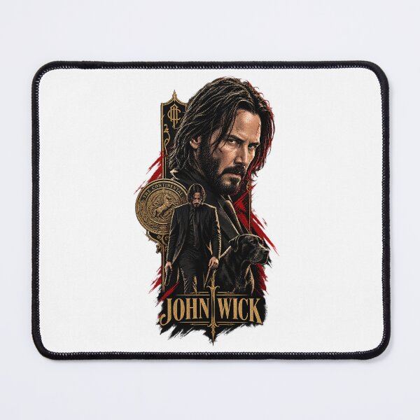 Item preview, John Wick Keanu Reeves Continental Tribute Art designed and sold by Fashvora.