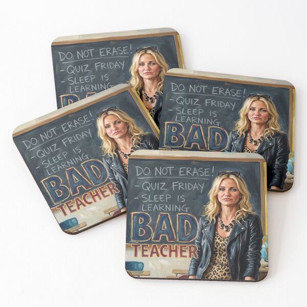 Item preview, Bad Teacher Comedy Fine Art Tribute designed and sold by Art's Diner.