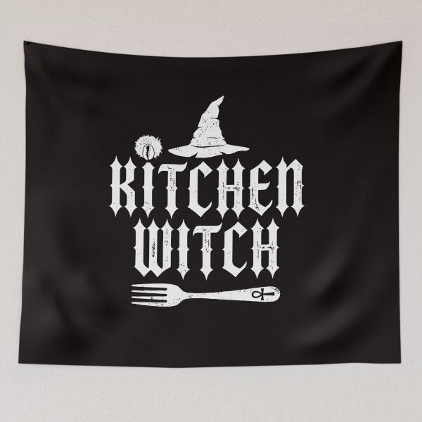 Item preview, Kitchen Witch - Spooky Cooking and Baking Goth Design with Ankh designed and sold by CACAO ROOTS CO.