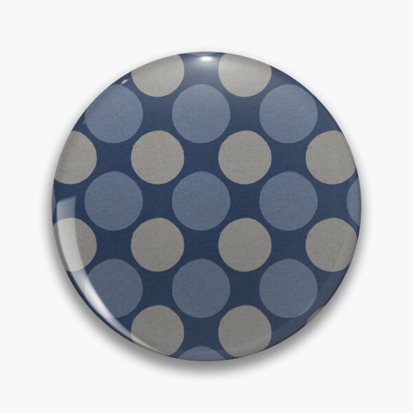 Item preview, Retro Blue Navy Polka Dots Spots Vintage Whimsy designed and sold by Chatula Print Studio.