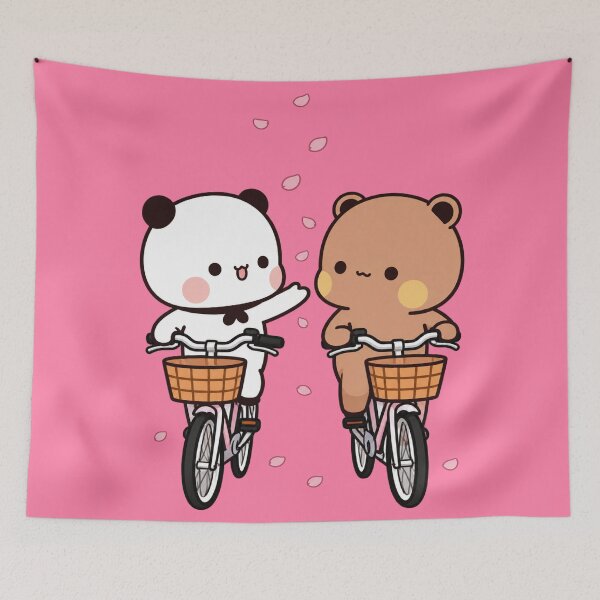 Item preview, Bubu and Dudu riding bicycles designed and sold by JarquinDD.
