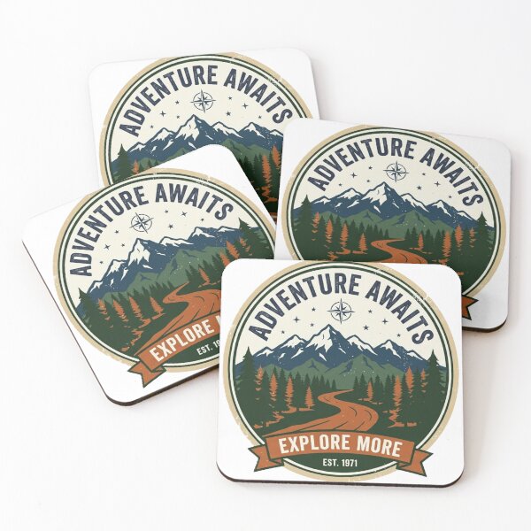 Item preview, Retro Vintage Adventure Awaits Explore More Mountain Shirt Sticker designed and sold by abdoreds.