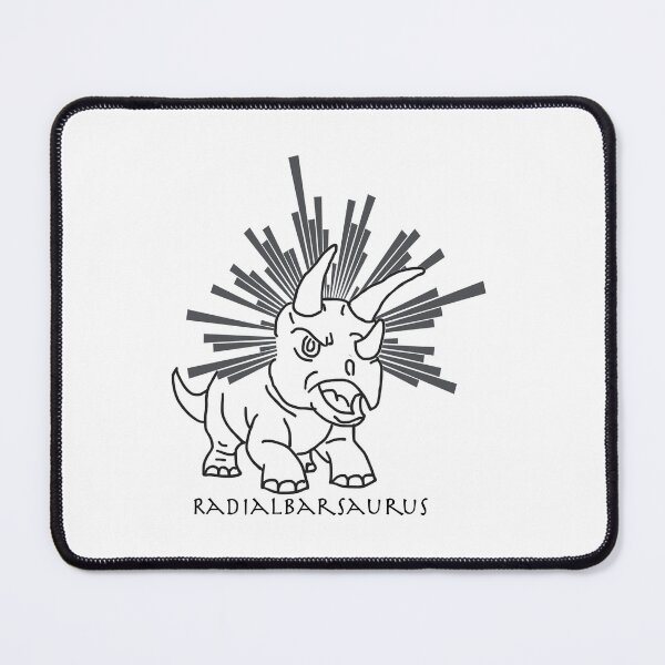 Item preview, RadialBarSaurus. The fearsome radially crowned Data-Saur.  designed and sold by Data-ish.