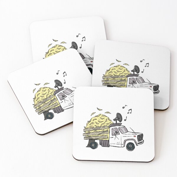 Item preview, Venezuelan Banana Truck Retro Illustration designed and sold by Luigio ART.