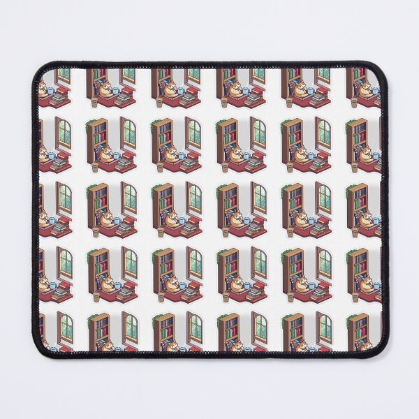 Item preview, Cozy Pixel Library Corner designed and sold by One More Run.