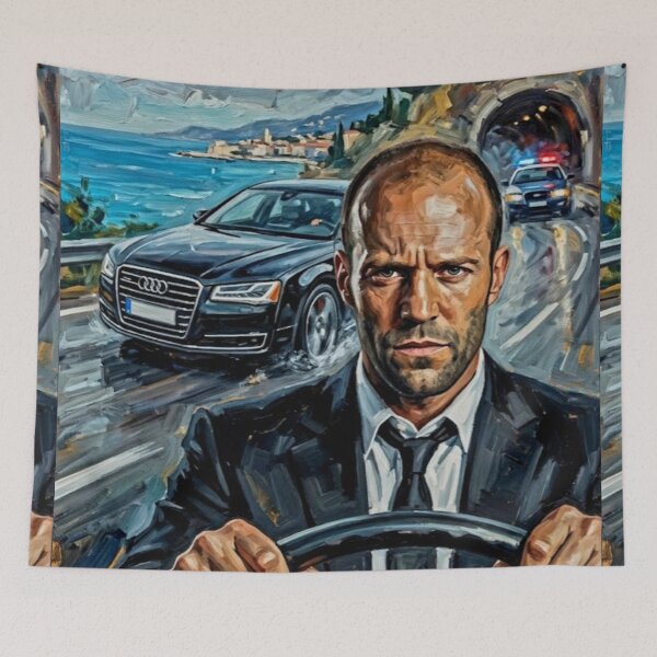 Item preview, The Transporter Action Thriller Fine Art Tribute designed and sold by Art's Diner.
