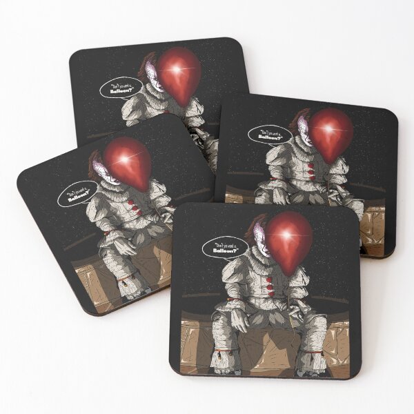 Item preview, It "Balloon" Pennywise The Dancing Clown digital illustration (original) designed and sold by Stag Art Studios.