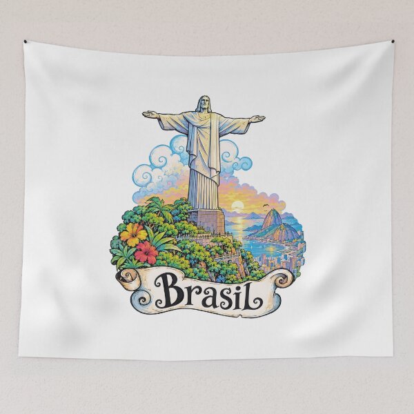 Item preview, Christ the Redeemer Rio de Janeiro Brazil designed and sold by EdwinkOne.
