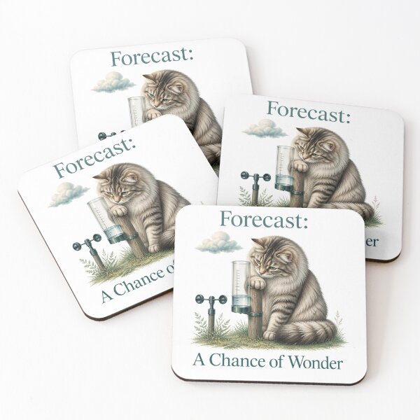 Item preview, Siberian Weather Cat – Forecast: A Chance of Wonder designed and sold by PurrBloom Studio.