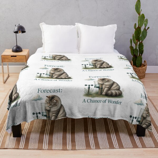 Item preview, Siberian Weather Cat – Forecast: A Chance of Wonder designed and sold by PurrBloom Studio.