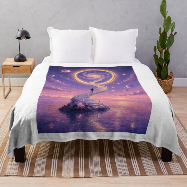 Item preview, Stairway to the Cosmic Portal Over the Ocean designed and sold by SublimeMusings.