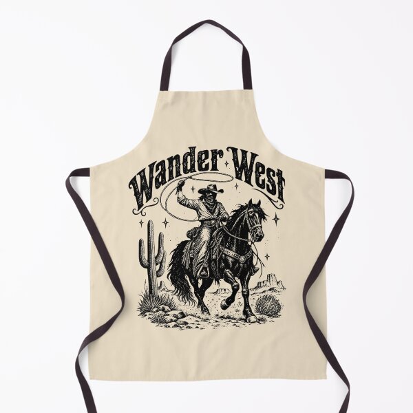 Item preview, Cowboy on Horseback Vintage Western Engraving Wander West Desert Art designed and sold by AmiGraph.