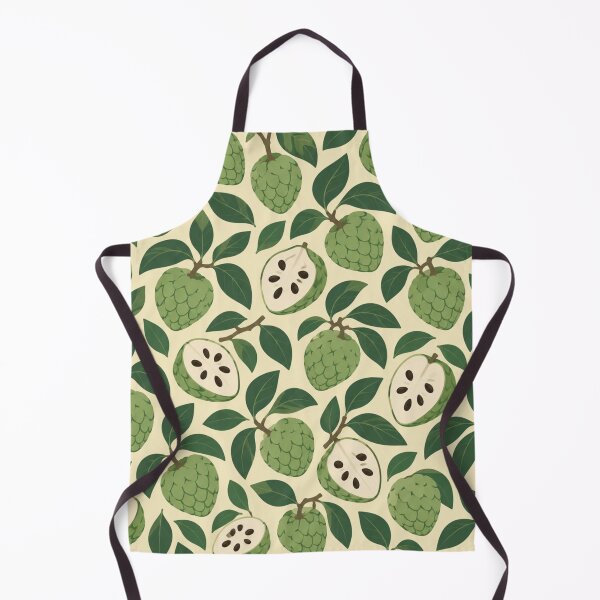Item preview, Cherimoya Pattern | Custard Apple Tropical Fruit Botanical Scatter designed and sold by StickyGuys.
