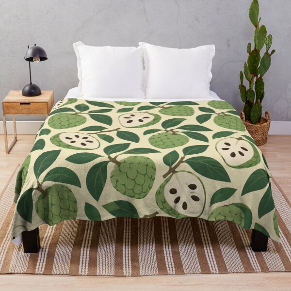 Item preview, Cherimoya Pattern | Custard Apple Tropical Fruit Botanical Scatter designed and sold by StickyGuys.