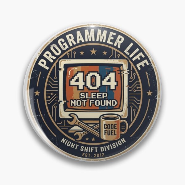 Item preview, 404 Sleep Not Found Funny Coder Programmer Gamer Retro Tech Shirt designed and sold by abdoreds.