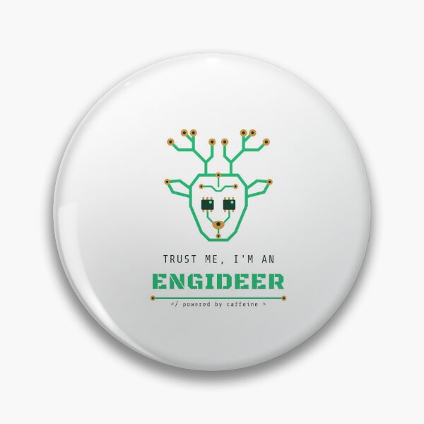 Item preview, Trust Me, I'm an Engideer - Circuit Board Deer designed and sold by SailWolf--.