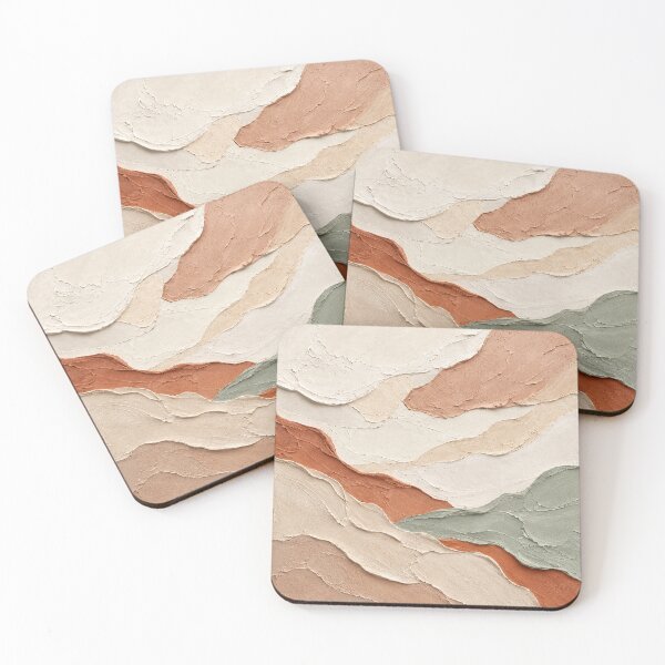 Item preview, Earth & Linen Neutral Textured Abstract Art designed and sold by AppareIIndustry.