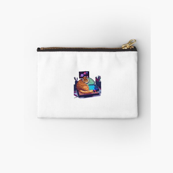 Item preview, Cozy Desk Setup: Mechanical Keyboard Cat designed and sold by One More Run.