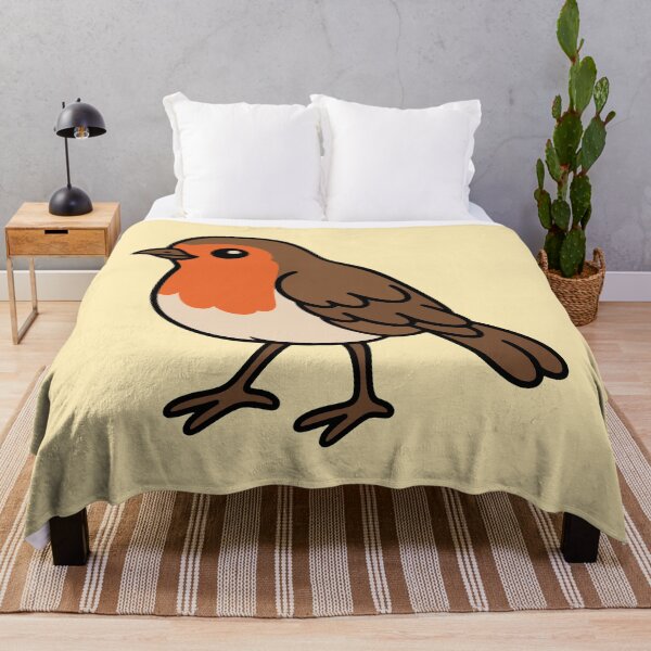Item preview, Cute Cartoon Robin Bird designed and sold by WildlifeDoodle.