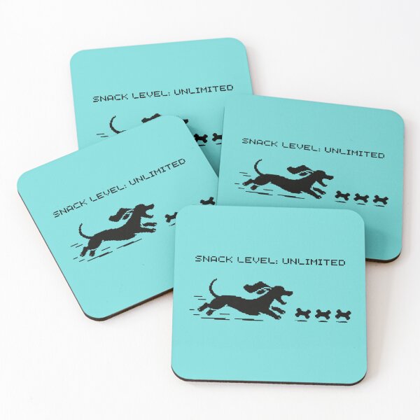 Item preview, Dachshund Retro Arcade Black designed and sold by Dachshund World.
