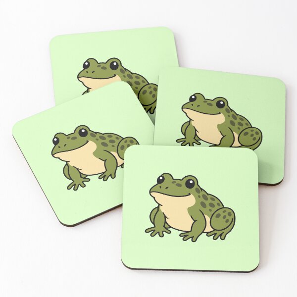Item preview, Cute Cartoon Bullfrog designed and sold by WildlifeDoodle.