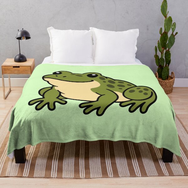 Item preview, Cute Cartoon Bullfrog designed and sold by WildlifeDoodle.