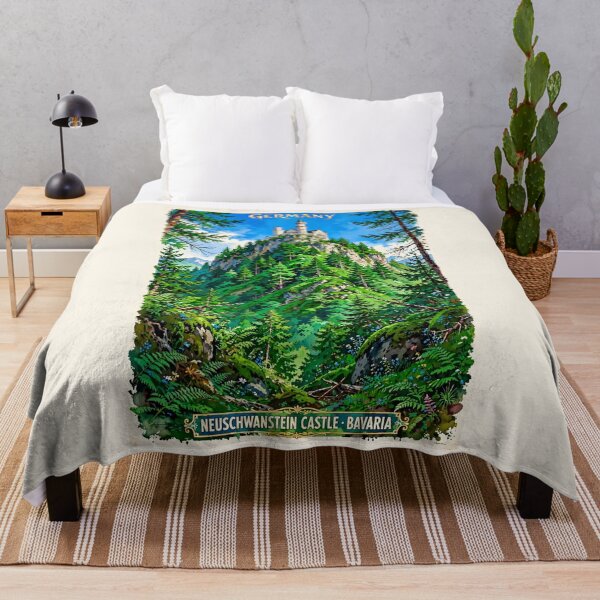 Item preview, Germany — Neuschwanstein Castle — Twilight Over the Fairytale Kingdom designed and sold by DibujandoPorfa.