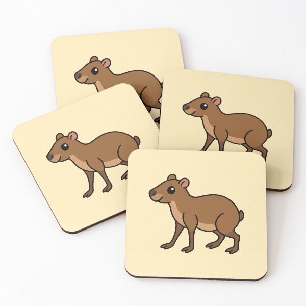 Item preview, Cute Cartoon Agouti designed and sold by WildlifeDoodle.