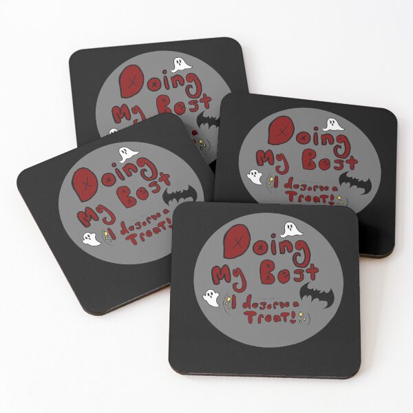 Item preview, Funny mental health: I'm doing my best I deserve a treat! (Red version) designed and sold by Rayvndoesart.